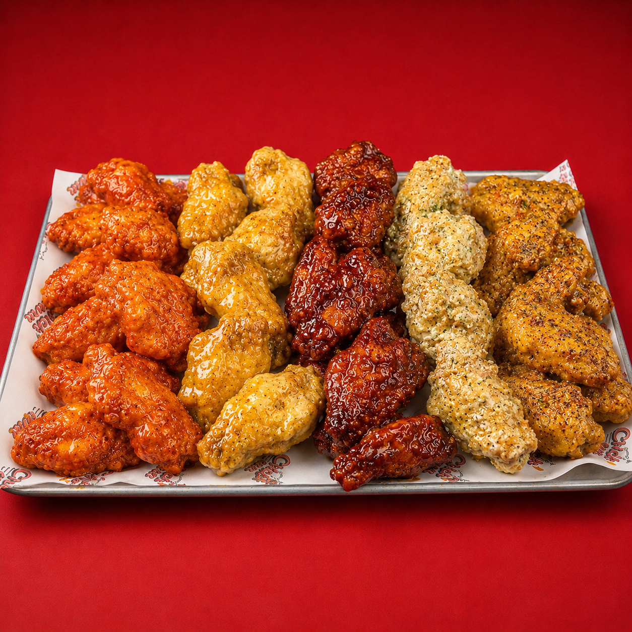 Five shades of wings